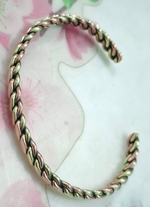 Solid 99.9 Percent Pure <b>Copper</b> Biomagnetic Charm <b>Bracelet</b> Fashion Magnetic Bangle for Women - Product Image 2