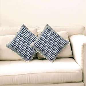 Eco Friendly Triangle <b>Cushion</b> <b>Cover</b> with Soft Fabric Decorative Throw Pillow <b>Cover</b> for Home Living Room Bedroom Hospitality Use - Product Image 3