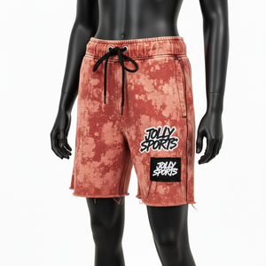 Shorts de Felpa de Algodón con Lavado Ácido para Mujer, 280 GSM, Tacto Suave, Transpirables, Estilo Vintage, Parche Personalizado, Shorts de Mujer con Lavado Ácido - Product Image 4