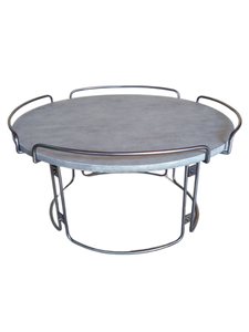 Table basse au design rond en bois de pin, style moderne, pour chambre à coucher, canapé, salon, table cocktail, meubles - Product Image 3