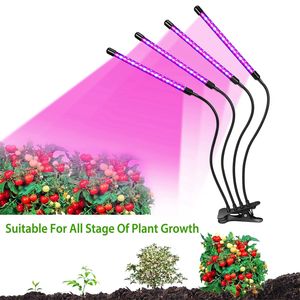 IMounTEK Lámpara de Cultivo Interior para Plantas de 80W con 80 LED de Espectro Completo Rojo y Azul, 10 Niveles de Intensidad Regulable - Product Image 4