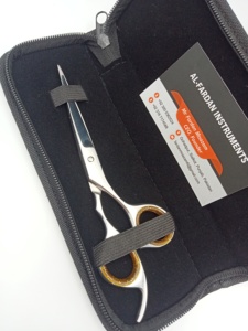 Tijeras de Corte de Pelo para Salón de Barbería, Acero Inoxidable Japonés J2, Precio al por Mayor, Oferta de Logotipo Personalizado, Hoja Recta Afilada - Product Image 4