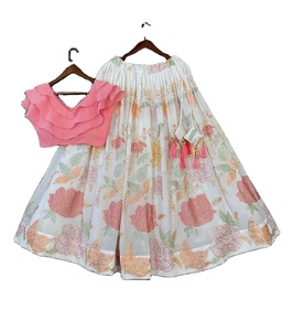 Attrayant georgette fil pierre broderie séquence travail lehenga choli avec dupatta fête porter meilleur prix vêtement ethnique apparelgarment - Product Image 1