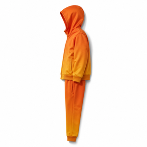 Conjunto Deportivo Casual de Dos Piezas para Hombre, Sudadera con Capucha y Pantalones con Diseño Degradado, Chándal de Algodón Grueso para Correr en Invierno - Product Image 5