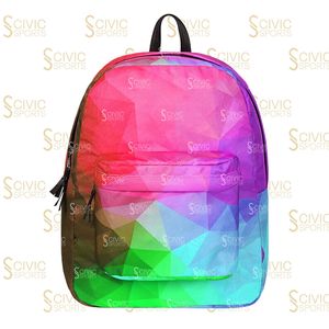 Mochila Personalizada de Diseño Moderno, Unisex, con Cierre de Cremallera, para Uso Diario, con Bolsillo Lateral de Malla, de 20-35L - Product Image 1