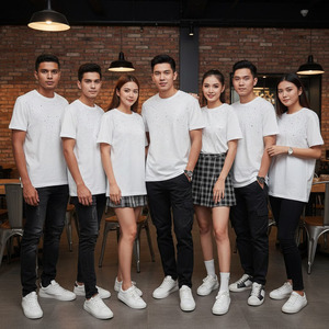 T-shirt à manches longues 100 % coton de haute qualité pour hommes, personnalisé par le fabricant OEM, séchage rapide, coupe décontractée oversize - Product Image 5