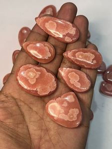 Natural Rhodocrosite Mix Shape Gemstone Cabochon - Product Image 2