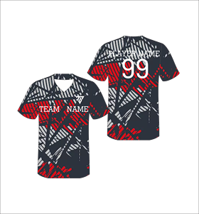 เสื้อฟุตบอลลายเรขาคณิตแบบซับลิเมชั่นสั่งทำพิเศษ คอวี แขนสั้น สำหรับผู้ใหญ่ทุกเพศ ระบายเหงื่อได้ดี ใช้ได้ทุกฤดู ผ้าโพลีเอสเตอร์ 280 กรัม - Product Image 1