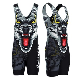 Wholesale Sublimated Mens Wrestling Singlet Custom Design Weightlifting Training Performance Suit <b>Athletic</b> Wear - Product Image 6
