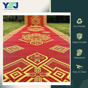 Leading Manufacturer of Best Quality New Design Easy to Clean Outdoor Carpets Extra Long Size 100% Polypropylene Plastic <b>Mat</b> - Product Image 3