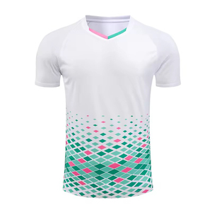 Men's <b>V</b>-Neck Short Sleeve Sublimation Printed Sport T-Shirt Geometric Pattern Quick Dry 100% Polyester Knitted Regular <b>Fit</b> - Product Image 3