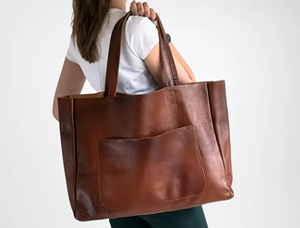 everyday fashion womens leather handbags spacious compartments comfortable carry style casual shoulder tote bags - Product Image 4