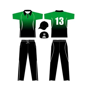 Nouveau design personnalisé 2026 – Ensemble maillot et pantalon de cricket de haute qualité, sublimation respirante, fermeture à cordon, épaisseur 50 mm - Product Image 3
