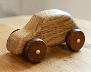 Elegantes y Modernos Coches de Juguete de Madera, Mini Modelos de Vehículos para Salas de Juego Infantiles y Colecciones de Regalo - Product Image 4