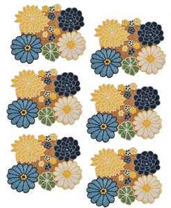 Sets de table rectangulaires faits à la main en feuilles de palmier vertes tissées avec des perles de verre, artisanat décoratif Sami pour restaurant, hôtel, table à manger - Product Image 3