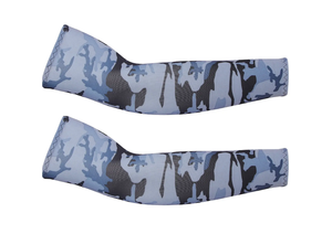 Manchons de compression respirants anti-UV pour sports de plein air, en tissu extensible anti-transpiration, avec logo personnalisé, colorés, unisexes - Product Image 4