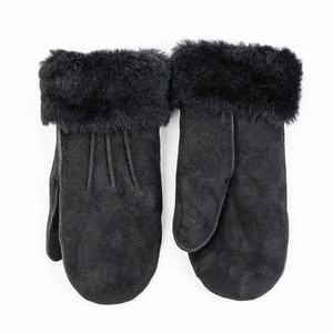 ถุงมือหนังแกะระบายอากาศได้ดีสำหรับผู้หญิงถุงมือกลางแจ้งให้ความอบอุ่นพร้อมหน้าจอสัมผัสสำหรับขี่จักรยานจากปากีสถาน - Product Image 5