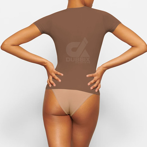 Nueva Colección 2026 de Ropa Femenina de Alta Calidad al por Mayor, Camisetas de Manga Corta, Camisetas sin Mangas con Cuello Redondo, 100% Algodón - Product Image 2