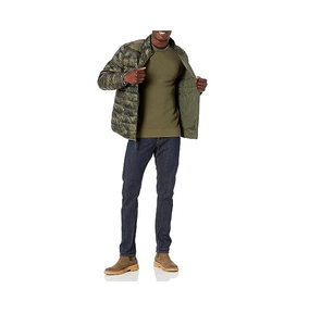 Design Men's Winter Puffer <b>Jacket</b> Full Sleeves Stand Collar Breathable Windproof Eco-Friendly Outdoor Casual Wear Fashion - Product Image 1
