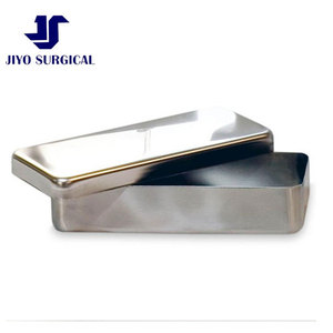 Hospital Grade Stainless Steel Medical Instrument Storage <b>Box</b> <b>for</b> Dental Surgical and Veterinary Applications - Product Image 2