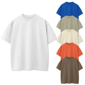Camiseta Casual Personalizada para Hombre, 100% Algodón, Impresión de Logotipo de Alta Calidad, Talla Grande, Transpirable, Gruesa, Resistente, de Manga Corta, Tejida - Product Image 5