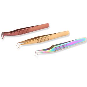 Embouts coniques ultra précis Matériau en acier de première qualité longue durée Poignée lisse confortable pour le placement des cils - Product Image 1