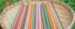 Pailles en paille de riz de haute qualité et saines |   Pailles en farine de riz naturelle et durable pour les restaurants - Product Image 3