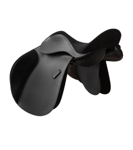 Silla de Doma Inglesa Ligera, Cómoda y Duradera, con Piel Sintética, Gamuza Sintética, Estructura de Madera, Personalizada, Latón Niquelado - Product Image 2
