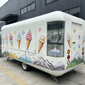 ACB New Design Cloud Warehouse Towable Food <b>Trailer</b> with Fiberglass Construction for Pizza Hot Dog BBQ Candy Sales in USA - Product Image 4