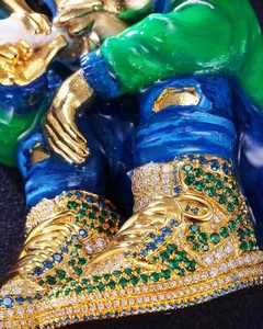 Colgante de Plata de Ley 925 con Moissanita VVS, Estilo Hip Hop, Personalizado, con Diseño de Muñeco Chucky de Dibujos Animados, Certificado y de Moda - Product Image 4