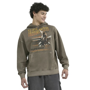 High Quality Premium Winter Season Plus Size Men's Printed Slim Fit Knitted Hoodies Anti-Shrink Anti-Wrinkle Customized Design - Product Image 5