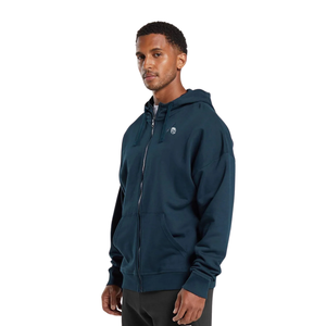 Sweat-shirt à capuche zippé surdimensionné pour homme, en molleton épais, coupe décontractée, style streetwear - Product Image 4