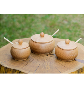 Pots à sel, poivre et sucre en bois, accessoires de restaurant, pots à sucre de cuisine, 3 pots à prix les plus bas - Product Image 6