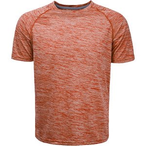 T-shirt à manches courtes pour homme, bleu foncé, tricoté uni rouge, coupe classique, col rond, style streetwear décontracté, tissu jersey 100% coton - Product Image 1