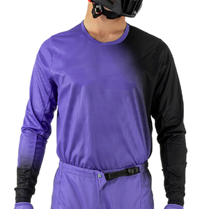 เสื้อเจอร์ซีย์มอเตอร์ครอสคุณภาพสูง ระบายอากาศได้ดี สำหรับผู้ใหญ่ คอกลม ดีไซน์แบบซับลิเมชั่น ผลิตจากโพลีเอสเตอร์ แห้งเร็ว สำหรับขี่มอเตอร์ไซค์และรถยนต์ - Product Image 5