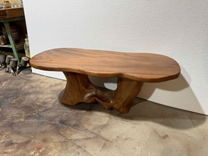 Mesa de Centro Moderna Luxali de Madera Maciza para Sala de Estar, Hecha a Mano, Ecológica, Duradera, Fácil de Limpiar, Decoración Antigua, Muebles para el Hogar - Product Image 6