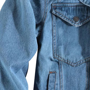 <b>Men's</b> Classic Denim <b>Jacket</b> Button Front Casual Outerwear Durable Cotton Blend <b>Long</b> Sleeve Everyday Street Style Coat - Product Image 2