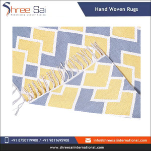 Hot Sale Eco-Friendly Cotton <b>Rugs</b> Handmade Flatwoven Reversible Durable Floor Mats for Hallway Bedroom Entryway or Living <b>Space</b> - Product Image 5