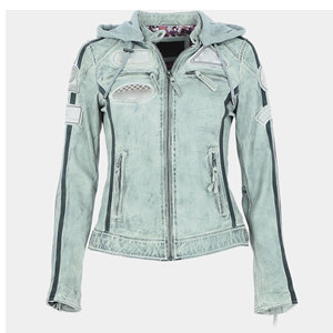 Chaqueta con Capucha de Cuero Marrón Premium para Hombre – Chaqueta Casual de Invierno con Cremallera Completa, Transpirable, Teñida Lisa, Personalizada OEM, Venta al por Mayor, Talla Personalizada - Product Image 2