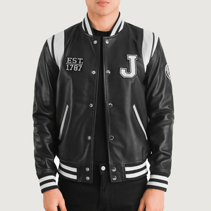 Chaqueta Varsity Personalizada para Hombre, de Lana/Poliéster, Ecológica, Estilo Urbano, Fabricante de Chaquetas Letterman Bordadas, OEM ODM - Product Image 3