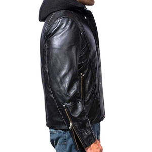 Fully Customized Genuine Cowhide <b>Leather</b> <b>Jacket</b> for <b>Men</b> Winter Warm Vintage Style Linen Lining 320g Fabric Weight Made Pakistan - Product Image 1