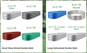 OEM gran galvanizado decoración de diseño de Metal elevado jardín cama maceta caja para uso doméstico-al aire libre verduras flores hierbas - Product Image 5