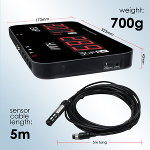 Higrómetro Digital, Termómetro de Alta Precisión, Monitor de Temperatura y Humedad con Alarmas Audibles/Visuales y Salida de 3.5mm - Product Image 4