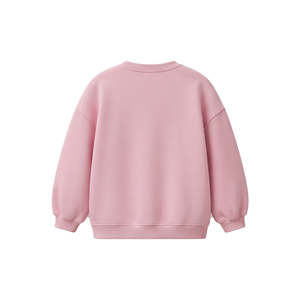 Sweat-shirt personnalisé pour filles avec panneau à couture incurvée - Haut brodé avec impression en relief - Product Image 2