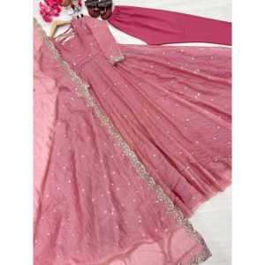 Robes de soirée de créateur, robes de soirée élégantes avec dupatta et bas, look élégant - Product Image 6