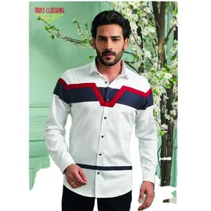 White Color Shirt Men Autumn New Fit Full Sleeve Men Formal Dress Shirts From Indian Seller and Manufacturer