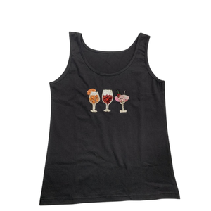 Débardeur Femme Été Décontracté 100% Coton avec Paillettes et Patchwork – Tendance et Respirant – Style Décontracté – Grande Vente - Product Image 4