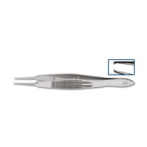 Pinces à suture manuelles Castroviejo 1x2 dents en acier inoxydable, instruments ophtalmiques microchirurgicaux pour la chirurgie oculaire - Product Image 2