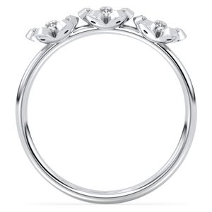 REYES Exclusive 925 Sterling Silver 14K Gold Plated Moissanite Engagement <b>Band</b> <b>Ring</b> For Women Wholesale Price Fine Jewelry - Product Image 6