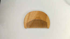 Peine de madera de Neem de alta calidad Unisex 100% auténtico respetuoso con el medio ambiente indio Artware pelo de dientes anchos/barba artesanías naturales orgánicas - Product Image 2